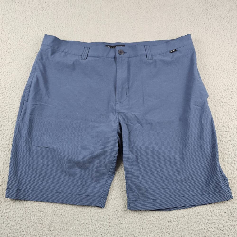 Travis Mathew Beck Shorts Mens Size‎ 40 Blue Chino Golf 10" Inseam Performance